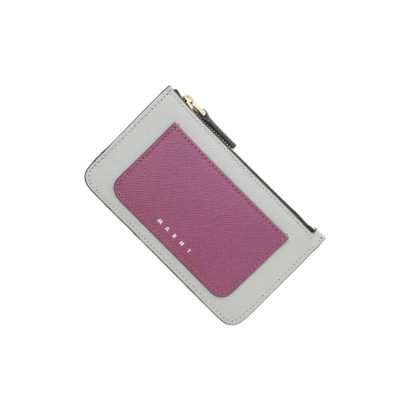 MARNI Calfskin Card Holder, Wallet Women's Multicolor-2