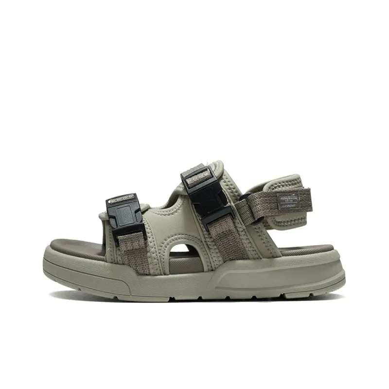 LINING YOUNG Sports Life Collection Cushioning Children's Sandals Beige Khaki/Taupe Teenagers-0