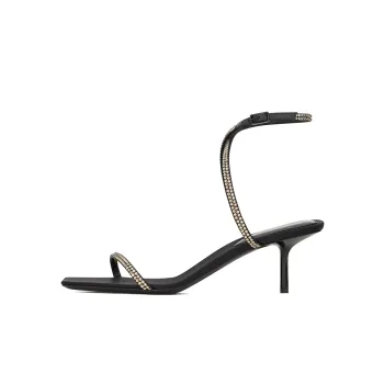SAINT LAURENT Nuit Open Toe Heeled Sandals Women's