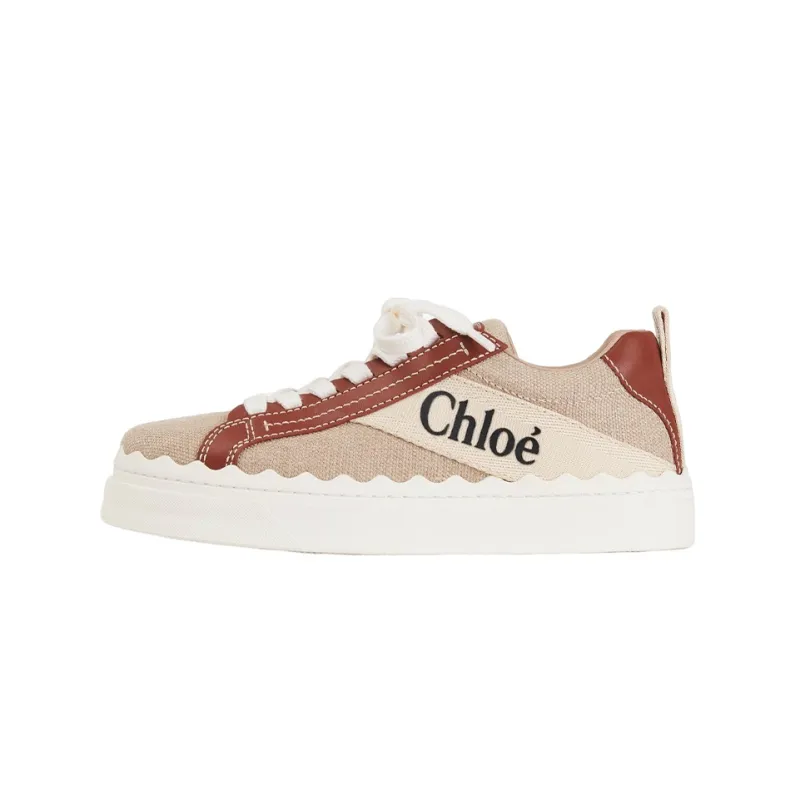 Chloé Lauren Low-top Canvas Sneakers-0
