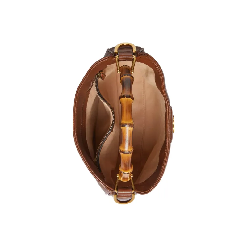 GUCCI Diana Leather Portable Crossbody Bag, Shoulder Bag Trumpets Women's Brown-7