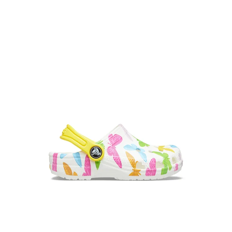 Crocs Classic Clog Anti-Slip Wear-Resistant Children's Sandals White Kids'-1