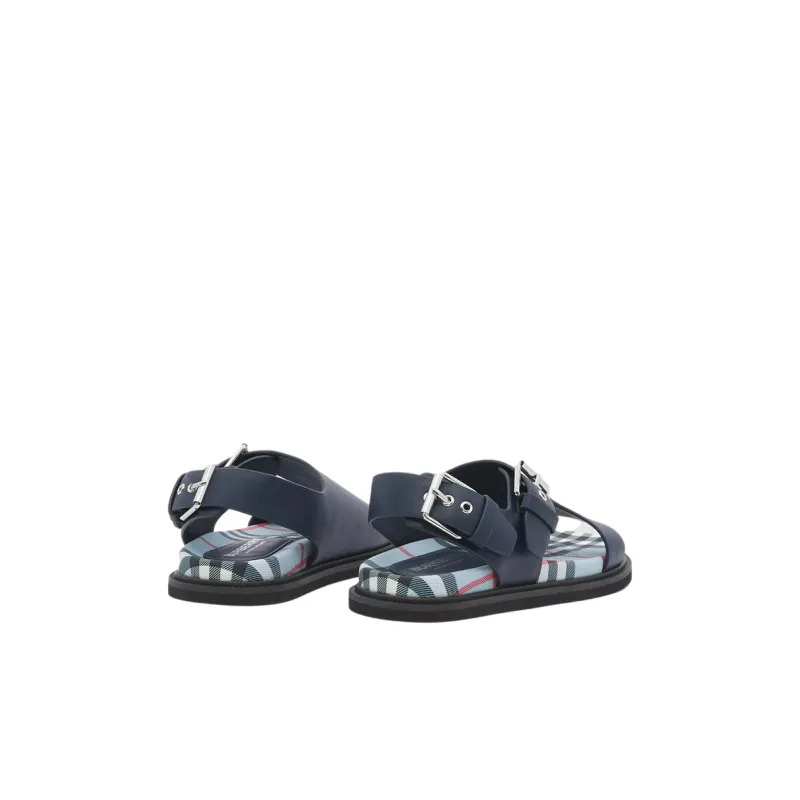 Burberry Vintage Slip Resistant Children's Sandals Blue Kids'-3