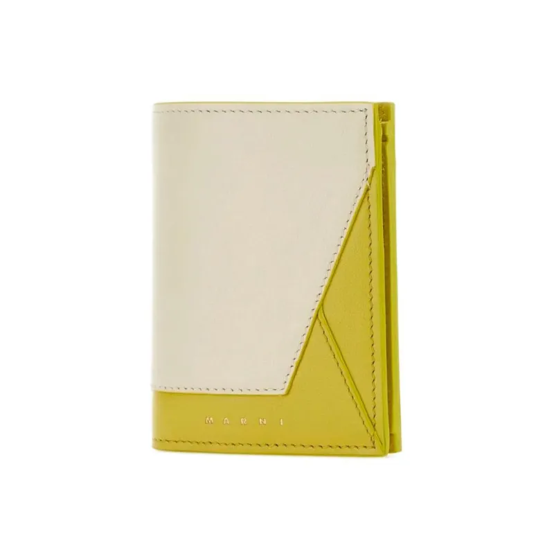 MARNI Logo Embossed Bi Fold Wallet-1