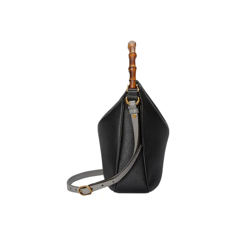 GUCCI Diana Leather Crossbody Bag Shoulder Bag Medium Size Women's Black-4
