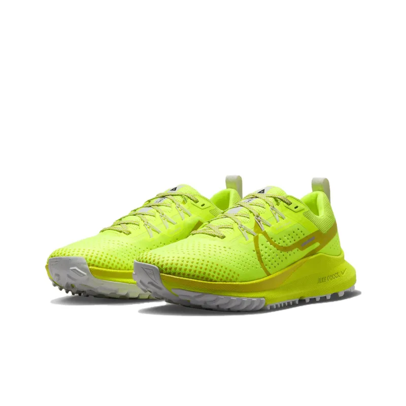 Nike React Pegasus Trail 4 Volt Black Summit White Bright Cactus Women's-2