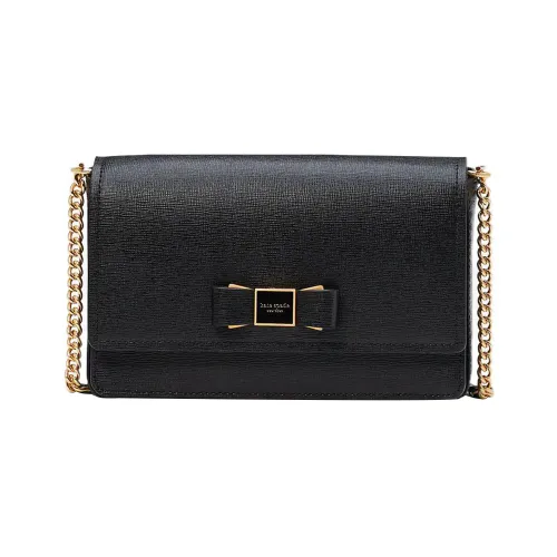 Kate Spade Leather Envelope Bag Wallet Crossbody Bag Shoulder Bag Women's Black