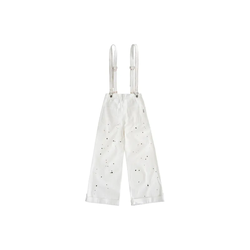 BLUELANDINC Overalls Women's White-1