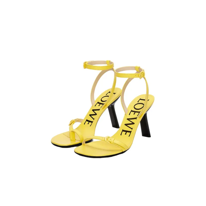 LOEWE One Strap Sandals Women's Yellow-1