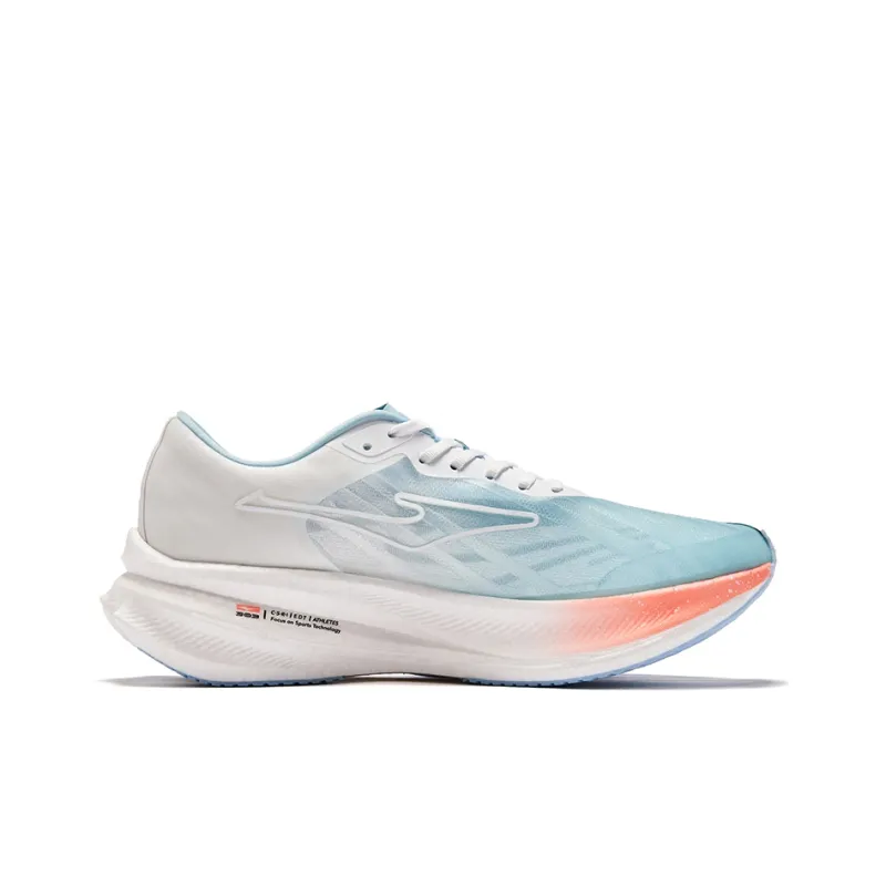 Erke Zhijing 1.0 Cushioned Slip Resistant Abrasion Resistant Low Top Marathon Running Shoes Men's Mismatched-1