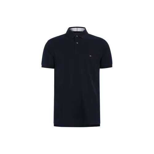 Tommy Hilfiger 1985 Series Polo Shirts Men Navy Blue