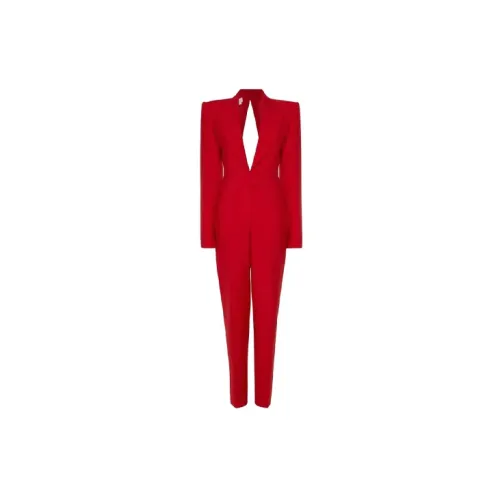 Alexander McQueen Jumpsuits Women's Red