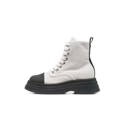 GANNI Creepers Lace-up Ankle Boots