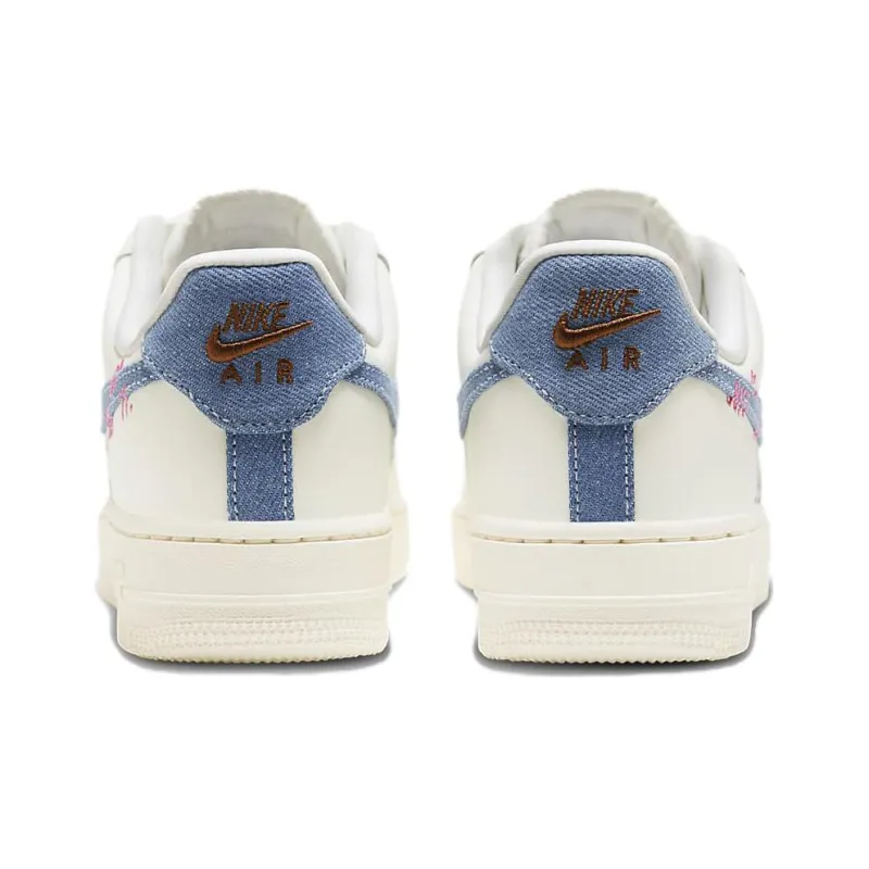 Nike Air Force 1 Low '07 Lx Denim Swoosh Boucle Women's-4