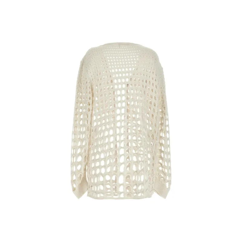 Chloé Macramé Knit Cardigan-1