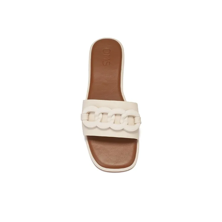 OMS Slide Slippers Women's Black/Beige-10