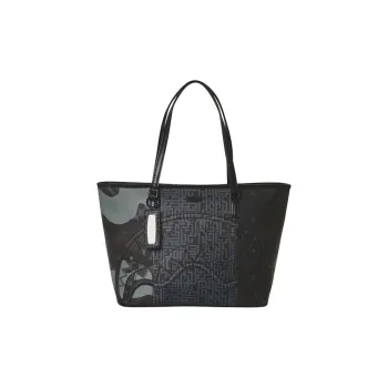 SPRAYGROUND PVC Basket Bag, Shoulder Bag, Handbag Large Size Unisex Black