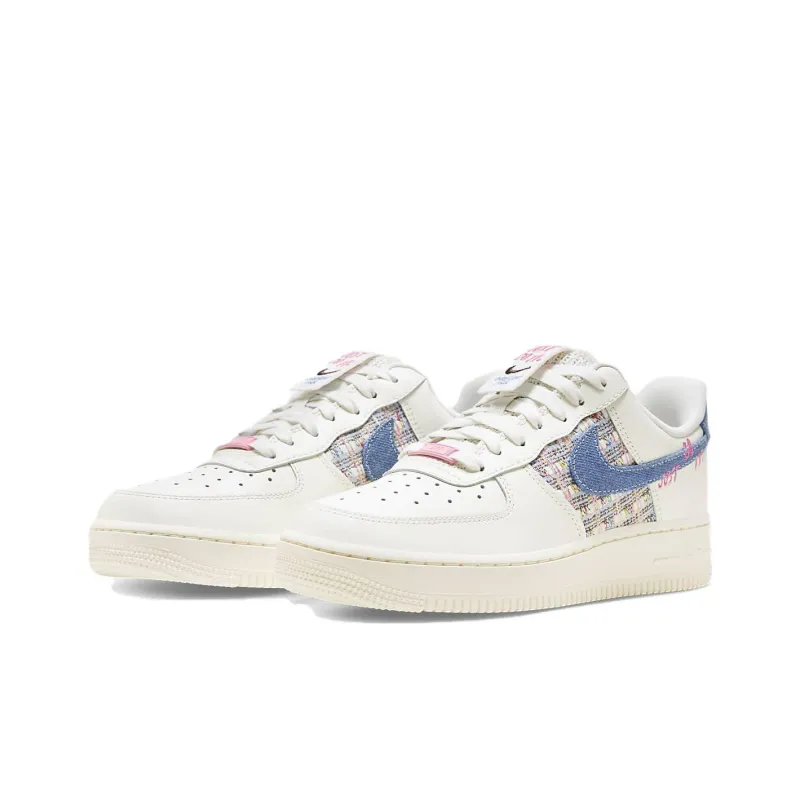 Nike Air Force 1 Low '07 Lx Denim Swoosh Boucle Women's-2
