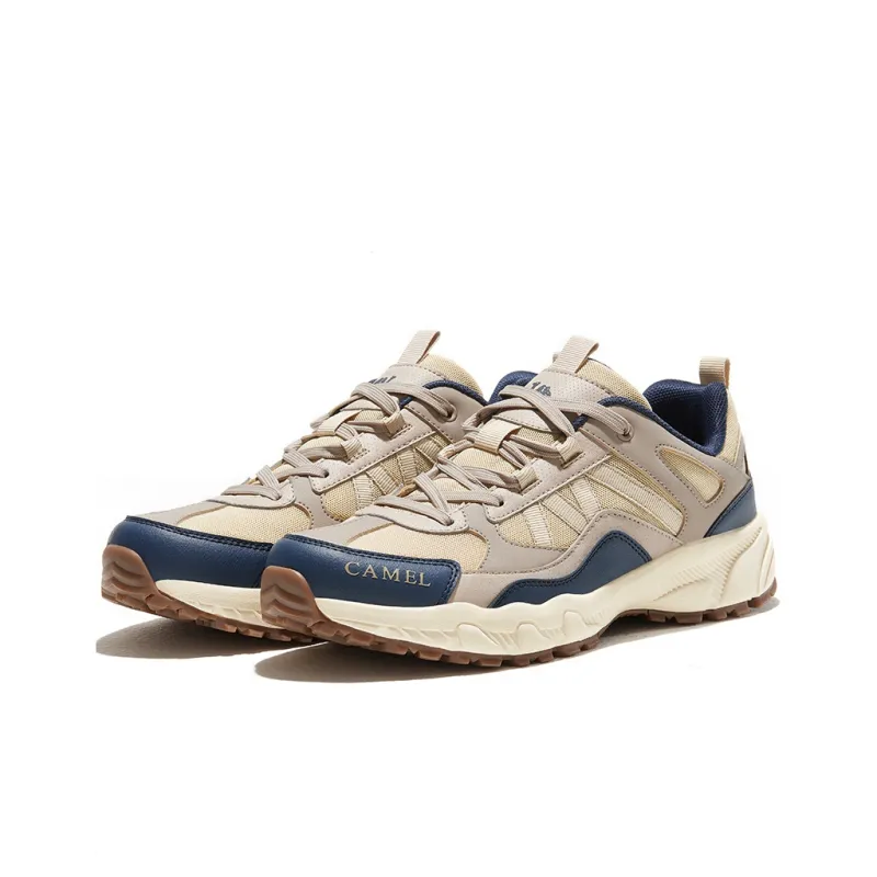 CAMEL Panlong 2.0 Transparent Mesh Low Top Outdoor Shoes Men's Khaki Blue-1