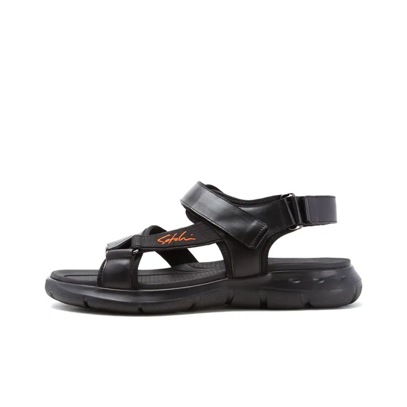Satchi Stylish Sandals Men's Black-0