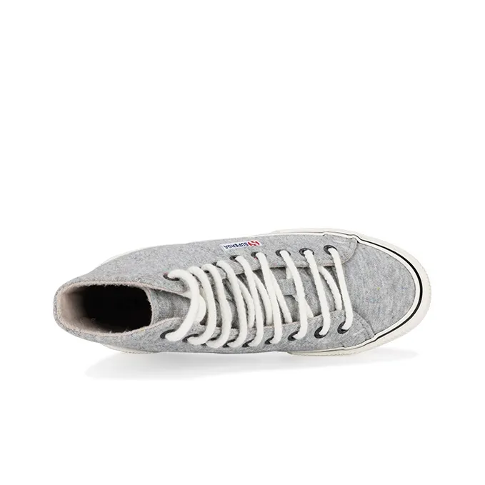 SUPERGA High-Top Sports Casual Shoes Women's Gray-3