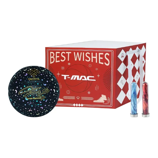 T-Mac Maddie Reflective Collection PU Basketball Black Size 7 Ball Training Unisex-11