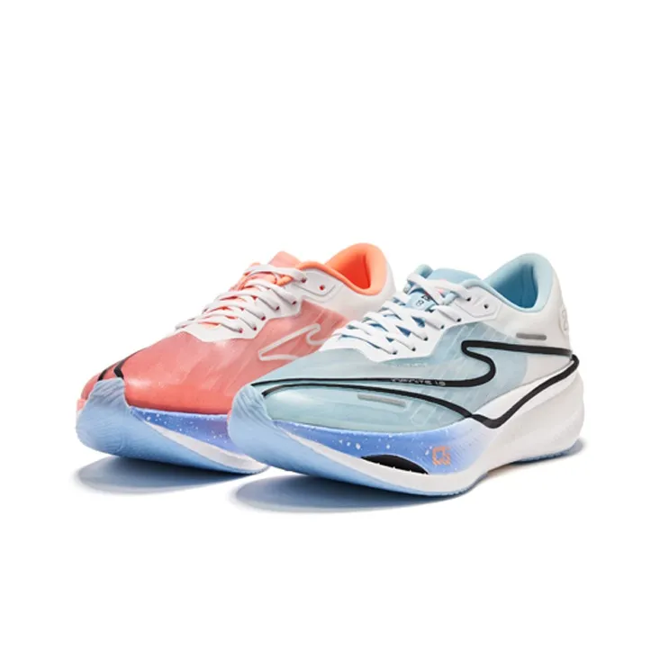 Erke Zhijing 1.0 Cushioned Slip Resistant Abrasion Resistant Low Top Marathon Running Shoes Men's Mismatched-3
