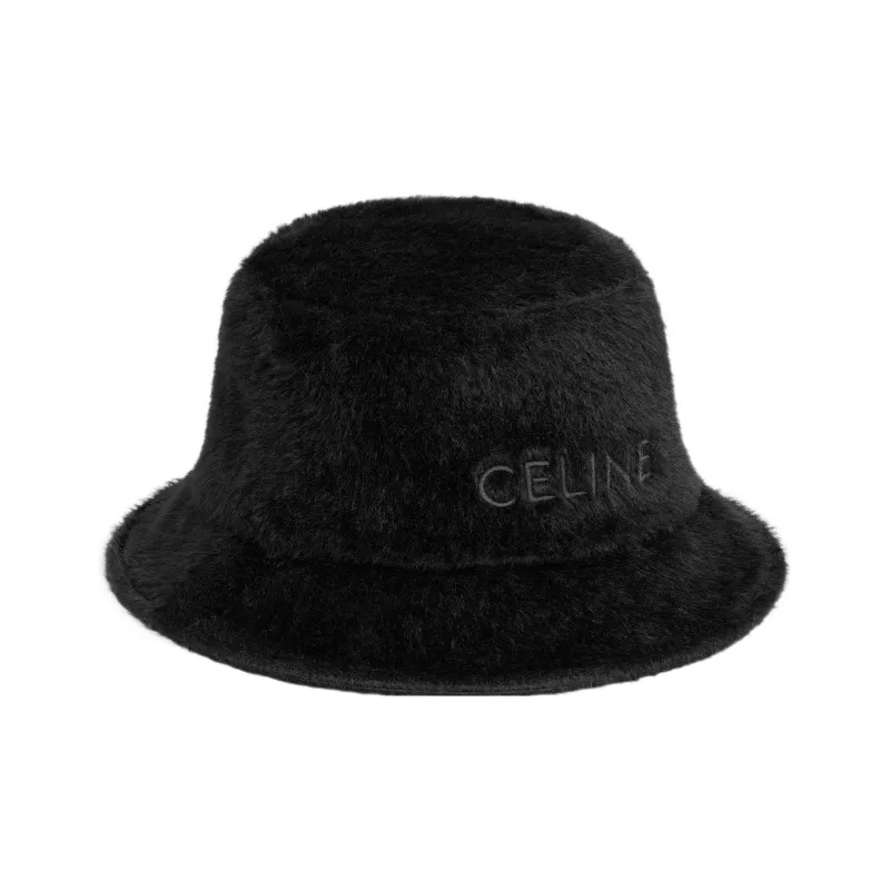CELINE Bucket Hats Unisex Black-1