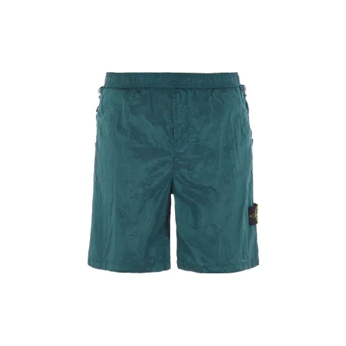 STONE ISLAND Casual Shorts Men Green