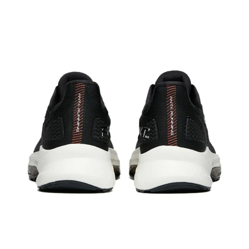 Anta Anti Slip Wear Resistant Low Top Running Shoes Men's Black Gray-3