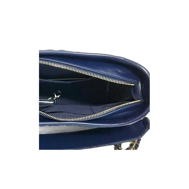 CHANEL Gabrielle Denim Hobo Bag, Handbag, Shoulder Bag, Crossbody Bag Medium Size Women's Blue-4