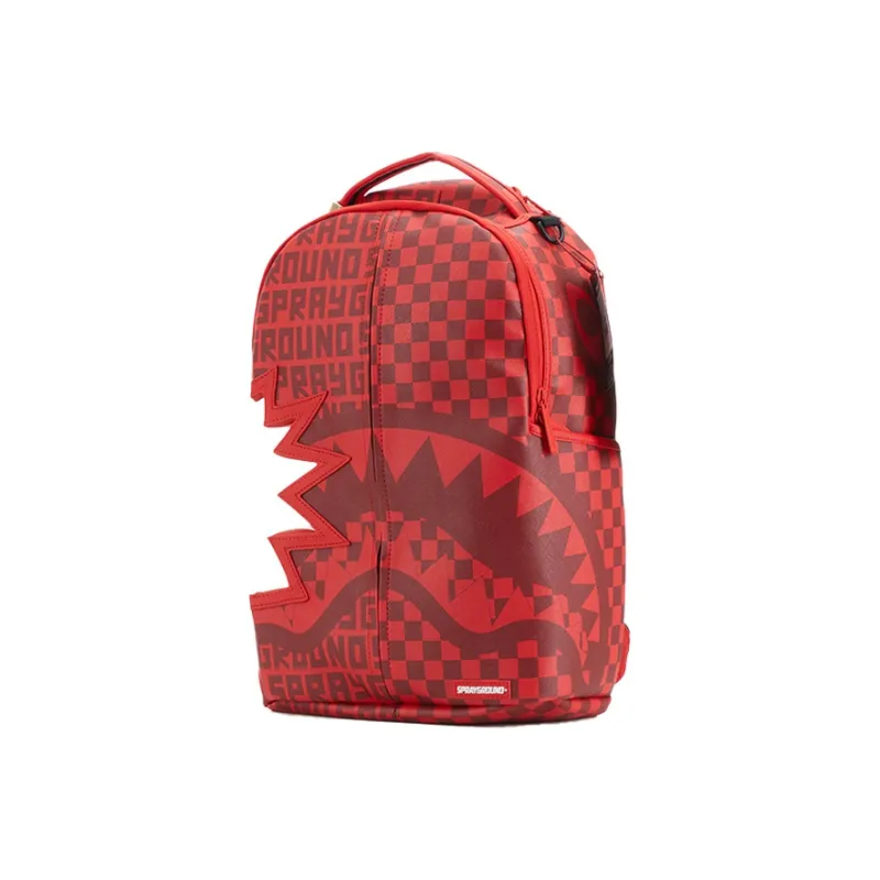 SPRAYGROUND PVC Travel Bags Backpack Large Size Unisex Red-3