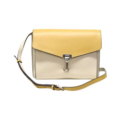 Burberry Cow Leather Messenger Bag Handbag Shoulder Bag Crossbody Bag Women's Chrysanthemum Yellow