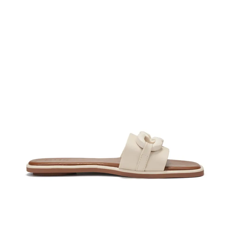 OMS Slide Slippers Women's Black/Beige-7