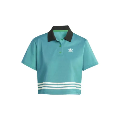 Adidas Originals 70S Polo Shirts Women's Green