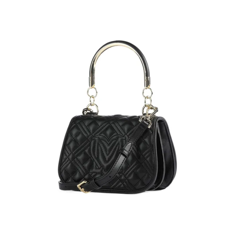 LOVE MOSCHINO Polyurethane Shoulder Bag, Crossbody Bag, Handbag Mini Women's Black-2