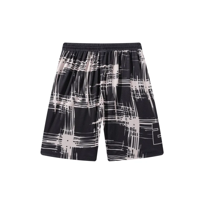FireMonkey Basketball Shorts Unisex Black Gray-1