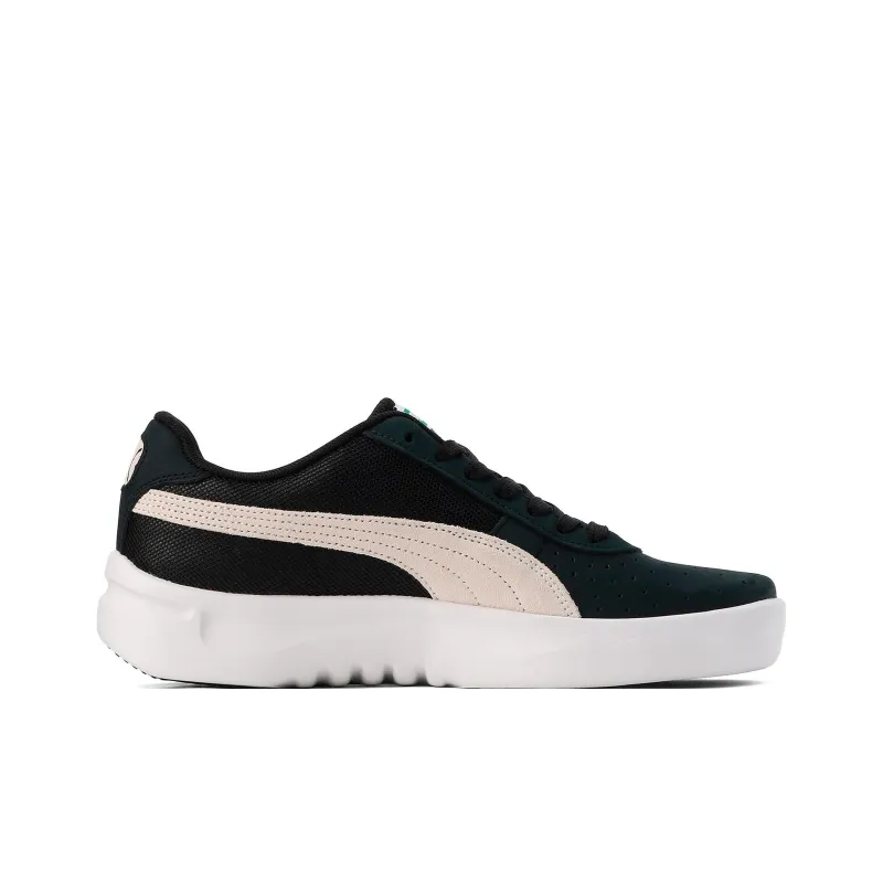 PUMA California Lwt Anti Slip Wear Resistant Low Top Skateboard Shoes Women's Black Beige-1