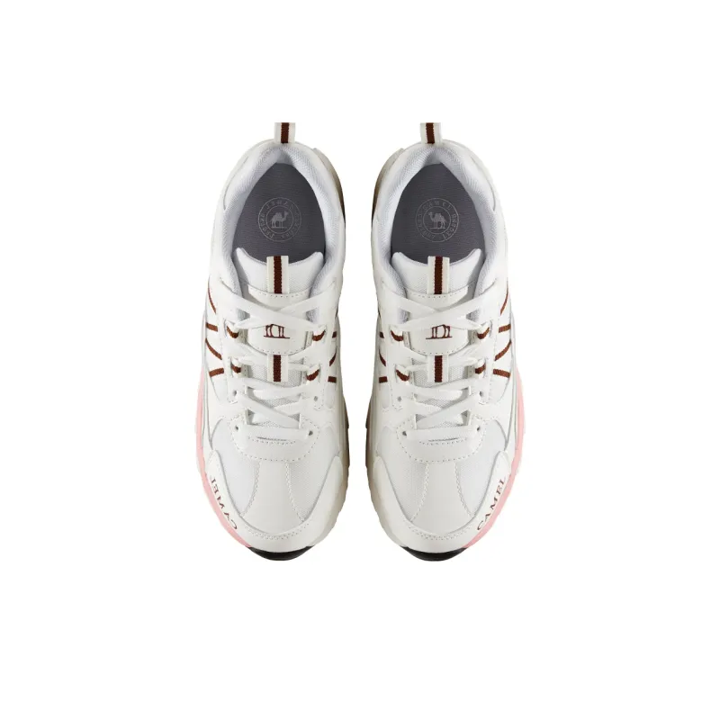 CAMEL Panlong 2.0 Mesh Waterproof Low Top Casual Shoes Women's White Pink Black-2