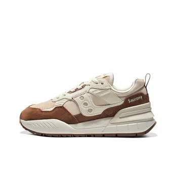 Saucony Shadow 5000 Anti Slip And Wear Resistant Lightweight Low Top Casual Running Shoes Unisex Beige Brown