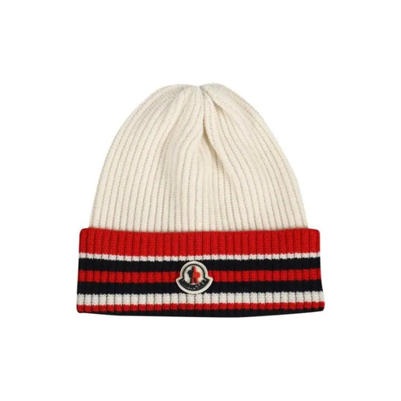 Moncler Striped Logo Hat-0