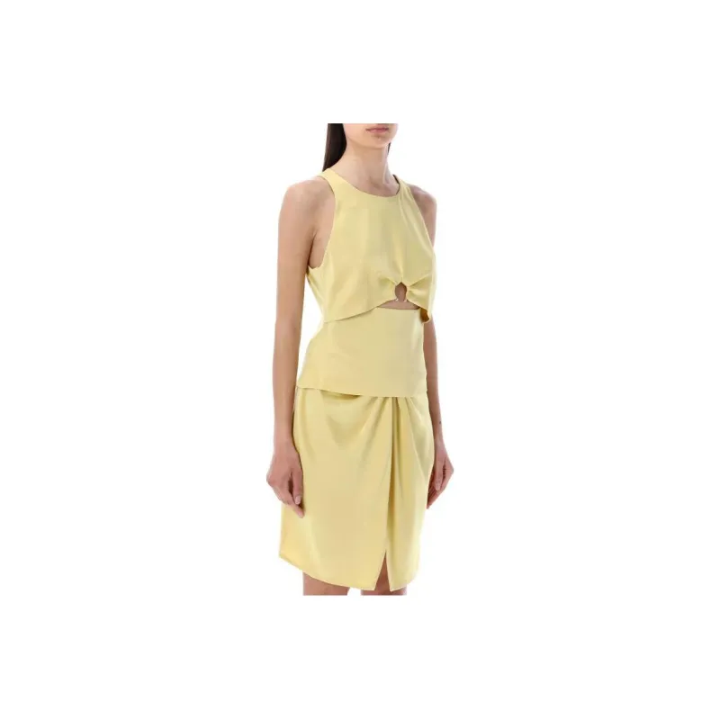 NANUSHKA Cut out Sleeveless Satin Top-2