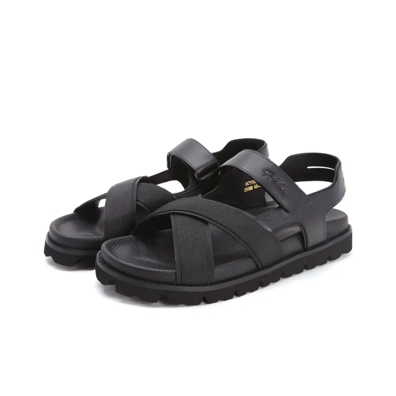 Satchi Stylish Sandals Men's Black-2