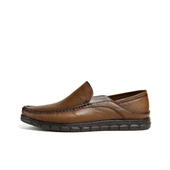 CAMEL Casual Leather Shoes Men's Khaki