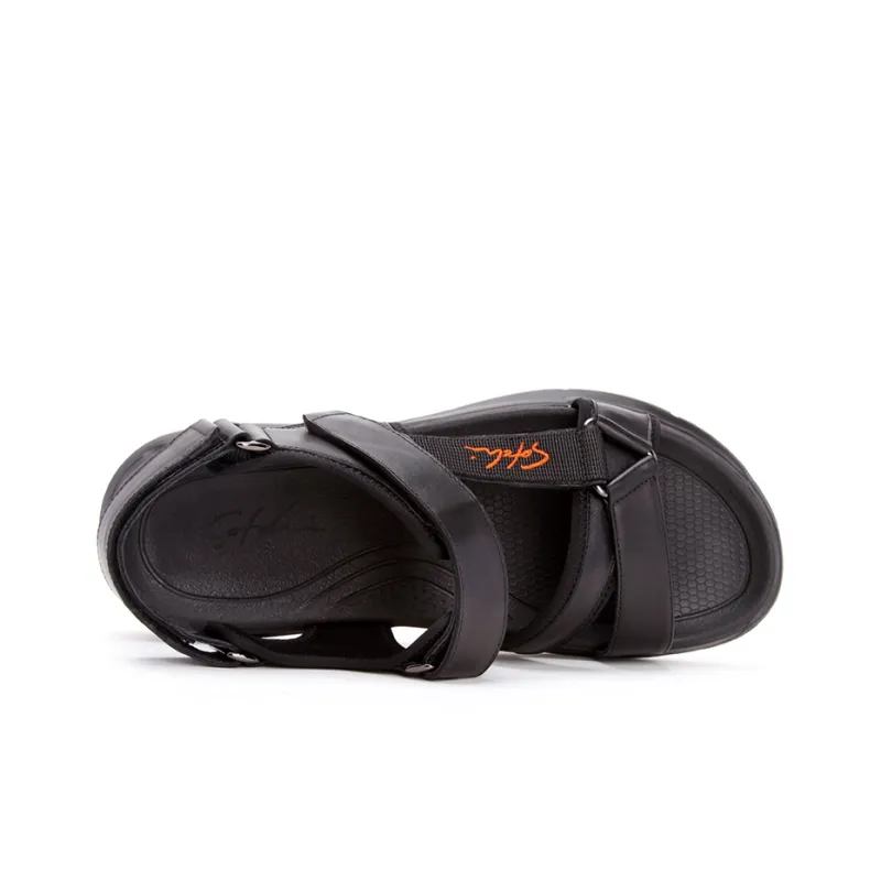 Satchi Stylish Sandals Men's Black-3