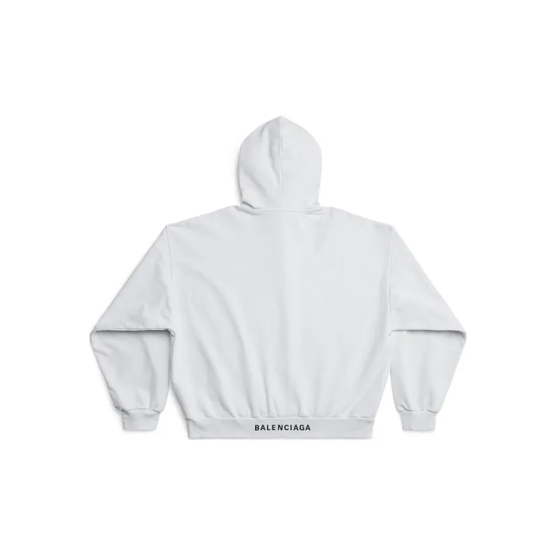 Balenciaga SS23 Sweatshirt Regular Fit Men's White-1