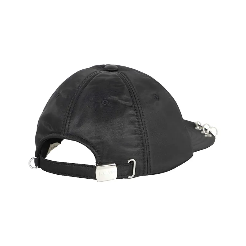 Lanvin Baseball Caps Men Black-1