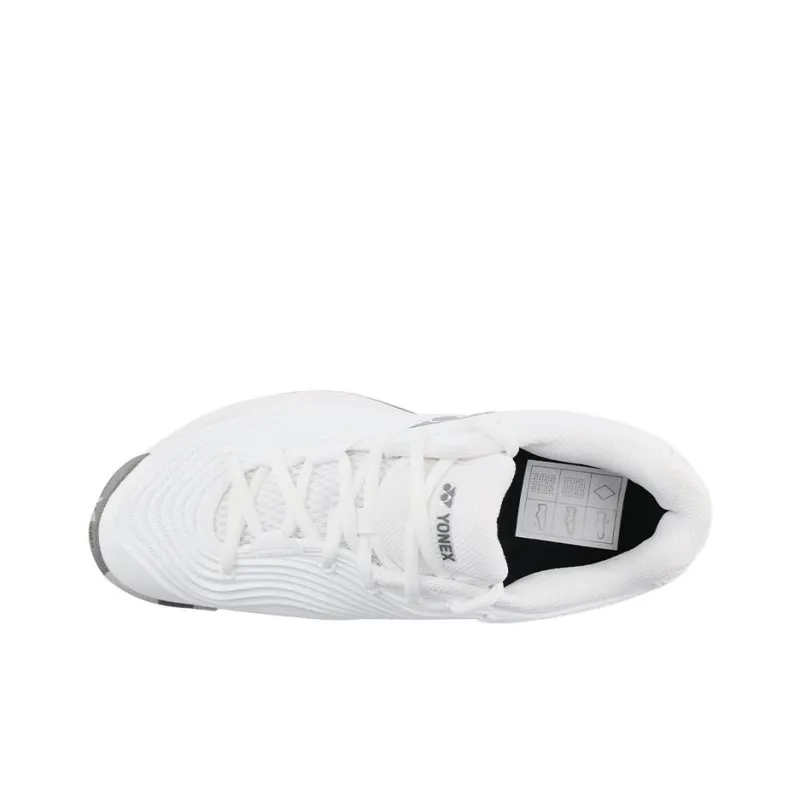 YONEX SHTF5 Abrasion Resistant Low Top Tennis Shoes Unisex White-2