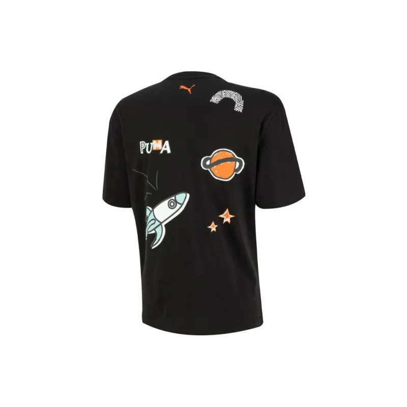 PUMA T Shirts Unisex Black-1