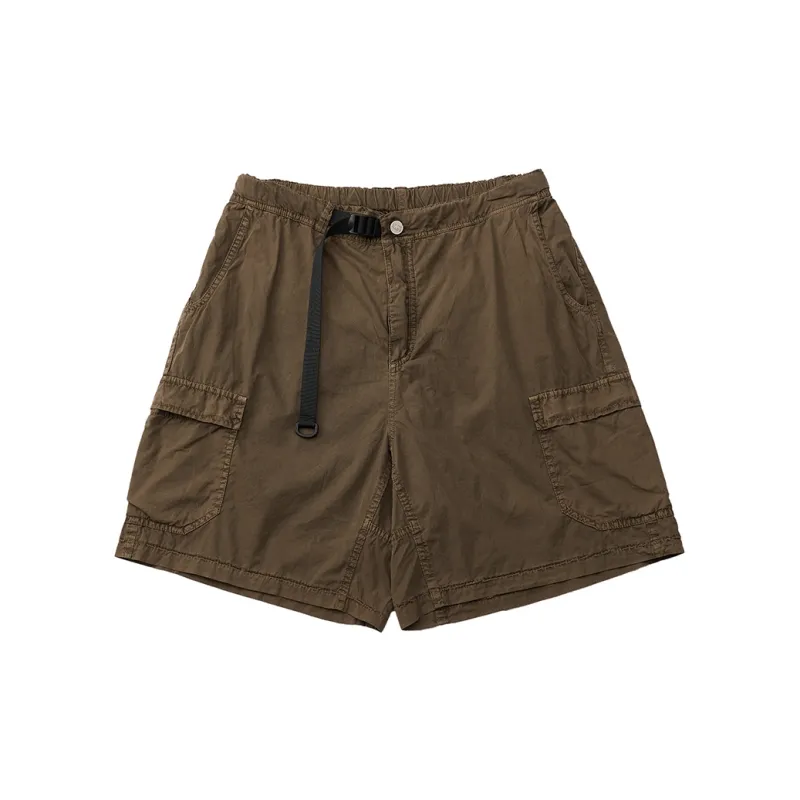 LIVINGTOWN Casual Shorts Men Brown-1